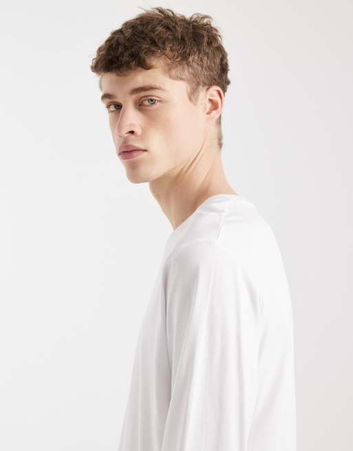 Jack & Jones – Biały T-shirt z długimi rękawami, 4 z 5