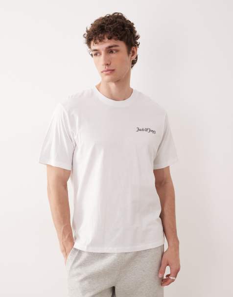 Jack & Jones – Biały T-shirt z logo - view 1