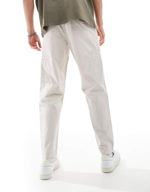 Jack & Jones – Bill – Beżowe szerokie bojówki z ukrytymi kieszeniami, 2 z 5