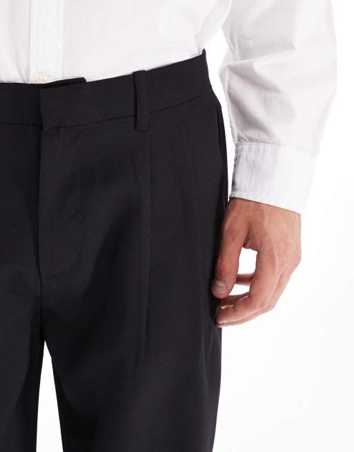Jack & Jones - Bill - Pantalon large élégant avec pli sur le devant - Noir , 2 de 5