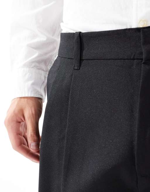 Jack & Jones - Bill - Pantalon large élégant avec pli sur le devant - Noir , 4 de 5