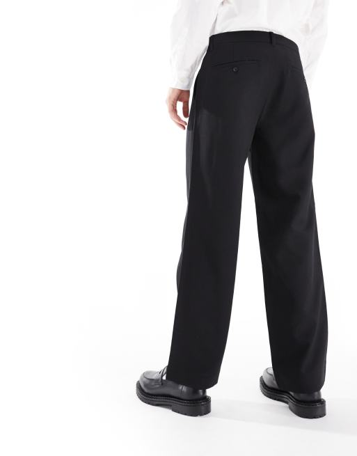 Jack & Jones - Bill - Pantalon large élégant avec pli sur le devant - Noir , 5 de 5