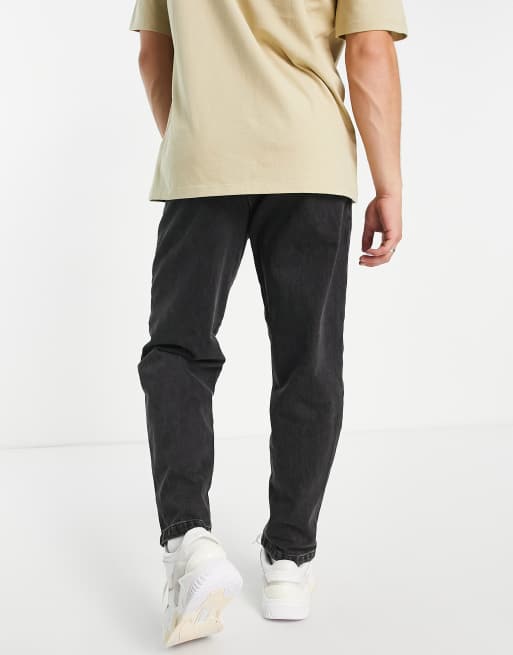 Jack & Jones – Bill – Schmal zulaufende Jeans in schwarzer Waschung mit Ballon-Schnitt, 2 von 4