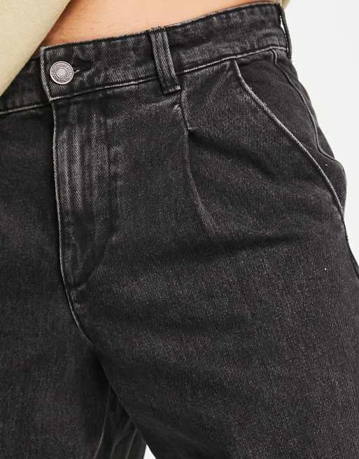 Jack & Jones – Bill – Schmal zulaufende Jeans in schwarzer Waschung mit Ballon-Schnitt, 4 von 4