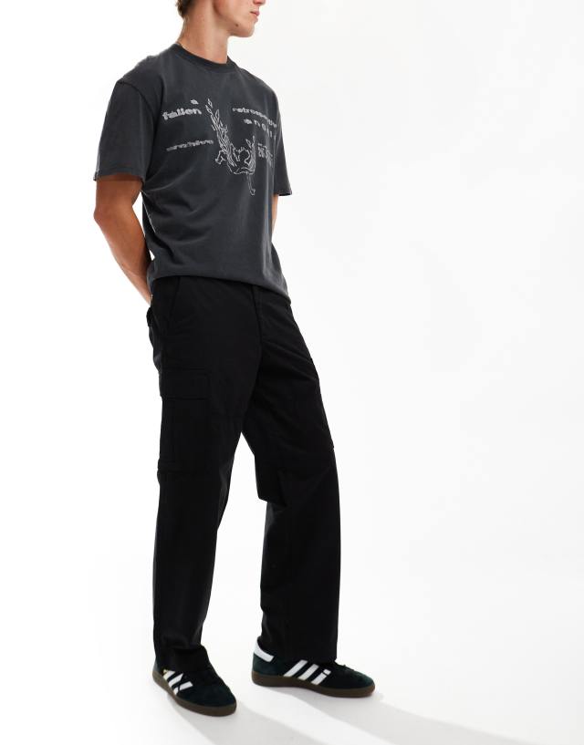 Jack & Jones - bill wide fit cargo in black