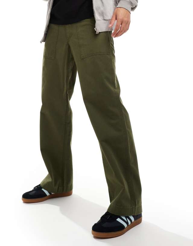 Jack & Jones - bill wide fit carpenter trouser in khaki