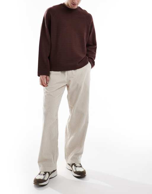 【2024年製 新品】 bill Jones & Jack wide beige in pants on pull corduroy fit パンツ
