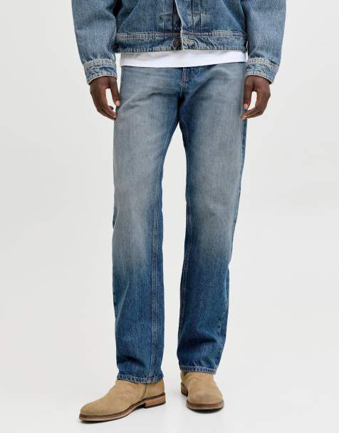 Jack & Jones - Blå jeans i denim i afslappet pasform - view 1