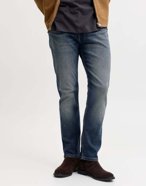Jack & Jones - Blå jeans i denim i afslappet pasform - view 1