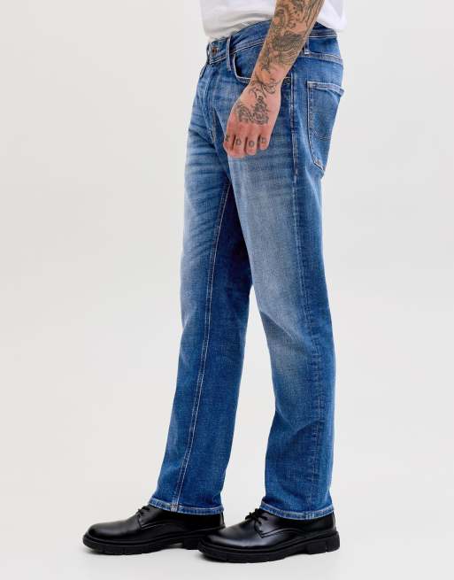 Jack & Jones - Blå jeans i regular fit, 5 af 7