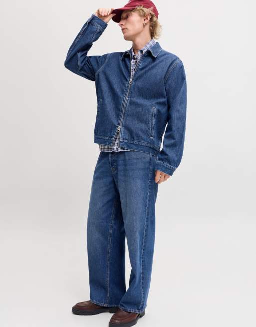 Jack & Jones - Blå jeans med bred pasform, 6 af 7