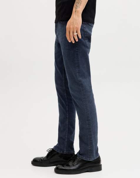 Jack & Jones – Blå jeans med smal, rak passform - view 1