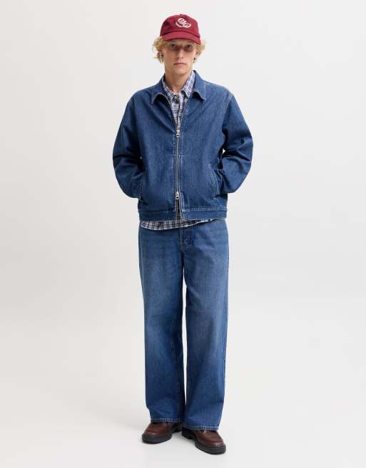 Jack & Jones – Blå jeans med vida ben, 3 av 7