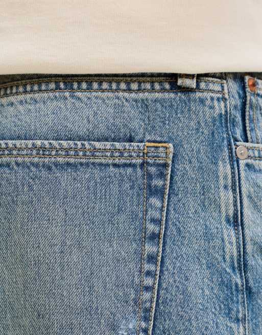 Jack & Jones – Blå jeansshorts med ledig passform, 4 av 5