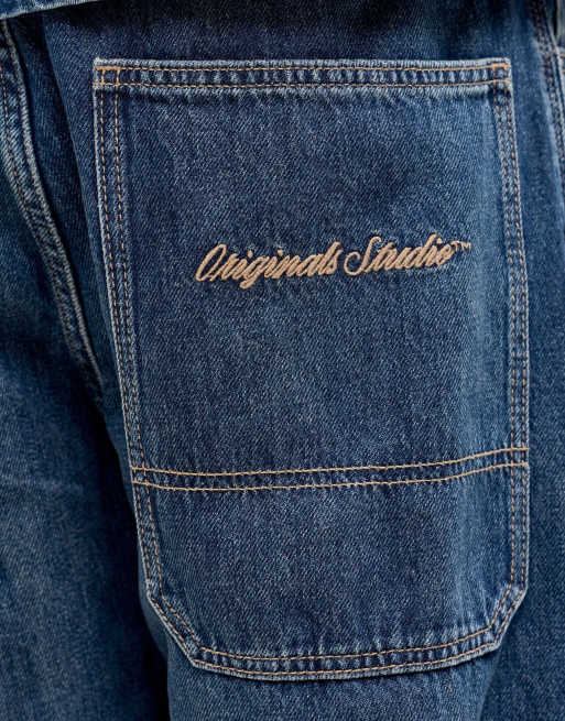Jack & Jones - Blå posede jeans, 4 af 7