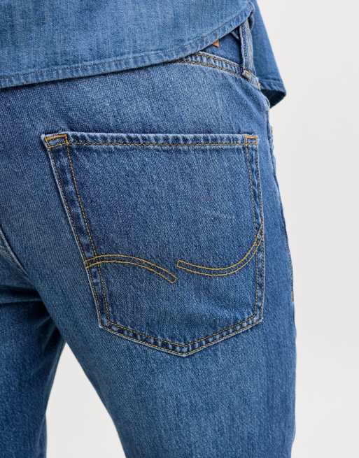 Jack & Jones – Blå, regular jeans, 4 av 7