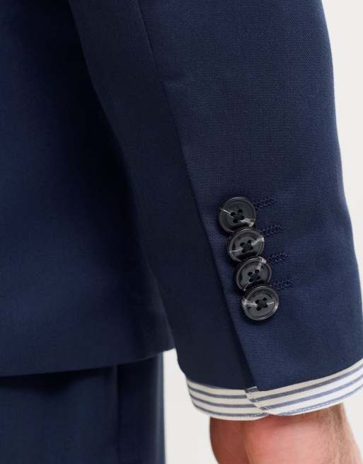Jack & Jones blazer à simple boutonnage bleu marine foncé, 4 de 7