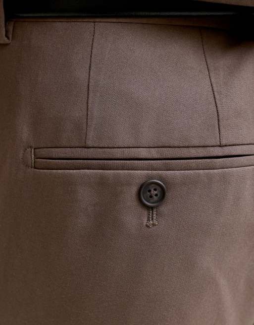 Jack & Jones blazer à simple boutonnage et pantalon ajusté en morille, 4 de 7