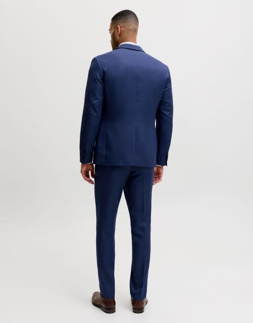 Jack & Jones blazer à simple boutonnage et pantalon de costume ajusté bleu médiéval, 2 de 7