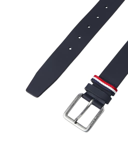 Jack & Jones bælte i mørkeblå, 2 af 4