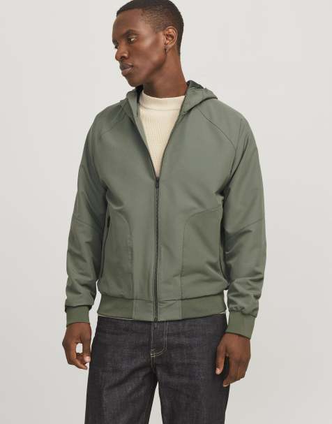 Jack & Jones Bomber jacket in agave green - view 1