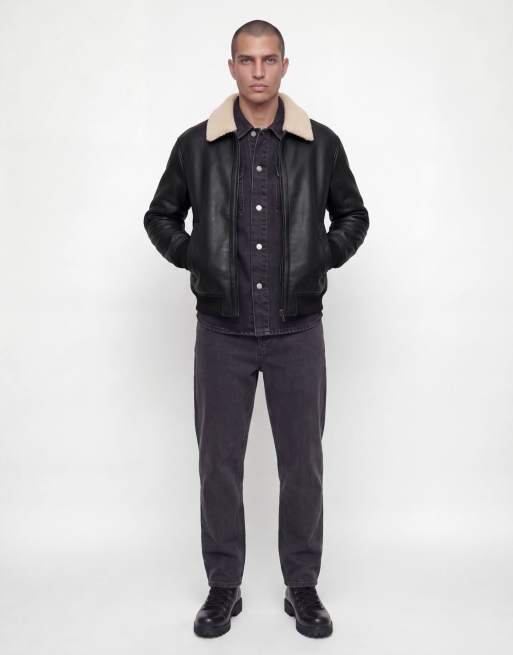 Jack & Jones Bomber jacket in black, 3 of 6