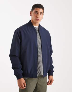 Jack & Jones bomber jacket in navy