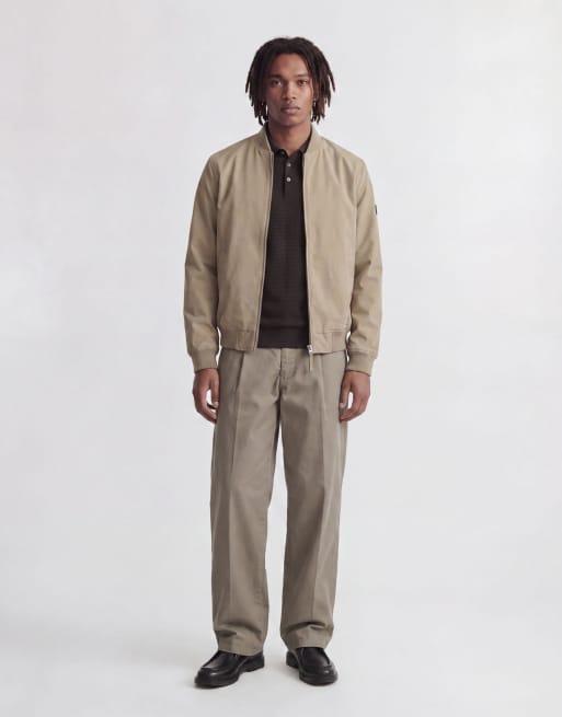 Jack & Jones Bomber jacket in petrified oak, 3 of 6