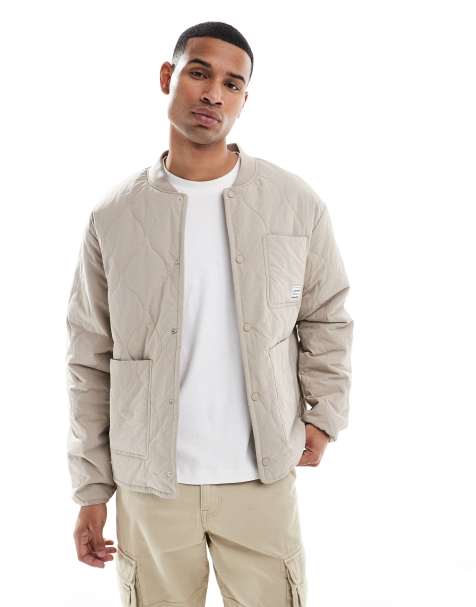 Jack & Jones - Bomber matelassé - Beige - view 1