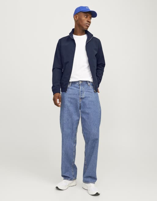 Jack & Jones – Bomberjacke in Blazer-Marineblau, 3 von 7
