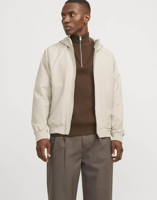 Jack Jones – Bomberjacke in Grau ASOS