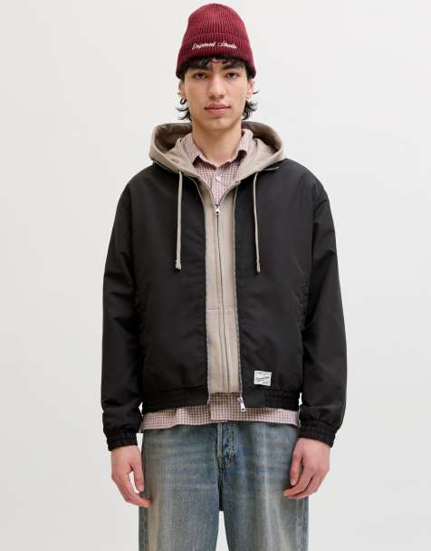 Jack & Jones - Bomberjakke i sort - view 1