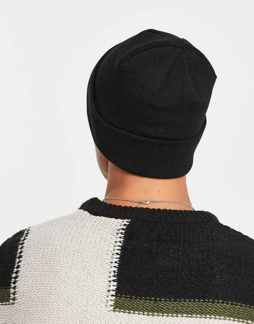 Jack & Jones - Bonnet avec écusson logo - Noir