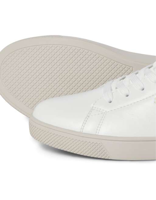 Jack & Jones Bosley trainer with embossed branding in white, 2 of 3