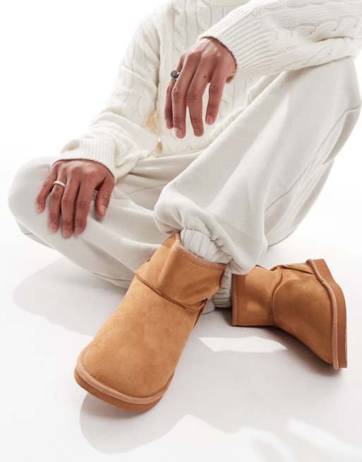 Jack & Jones - Bottines en daim synthétique - Beige, 3 de 4