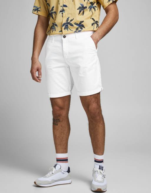 Jack & Jones – Bowie – Białe szorty