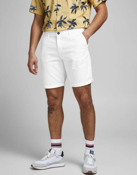 Jack & Jones bowie shorts in white - view 1