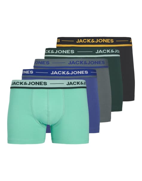 Jack & Jones - Boxer aderenti color tempesta - view 1