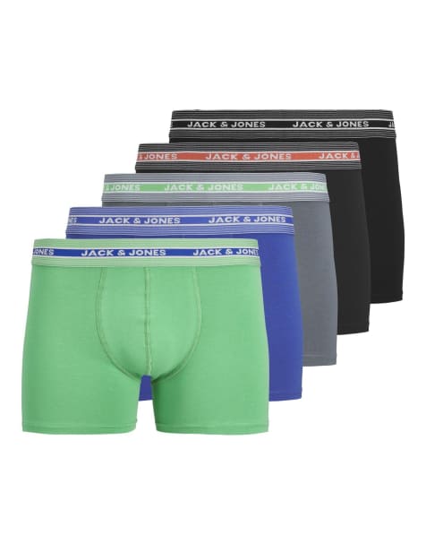 Jack & Jones - Boxershort in donkerblauw - view 1