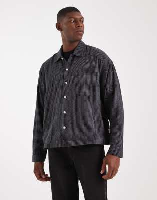 Jack & Jones Boxy Shirt In Black