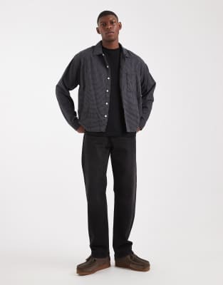 Jack & Jones Boxy Shirt In Black