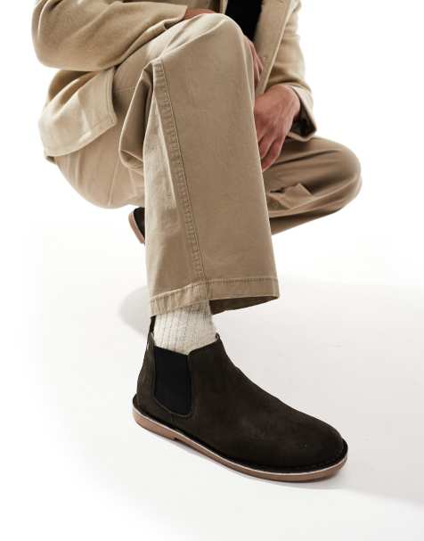 Jack & Jones Bravo chelsea boot in black - view 1