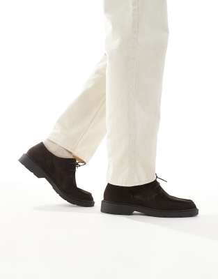 Jack & Jones – Brązowe zamszowe loafersy - view 1