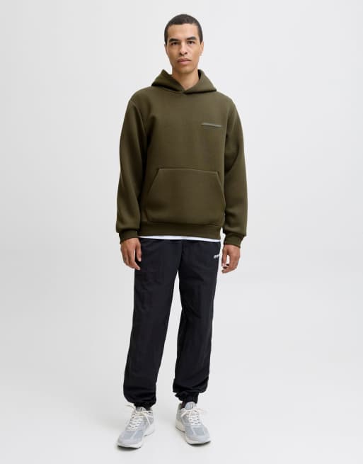 Jack & Jones – Brązowozielona bluza z kapturem, 3 z 7