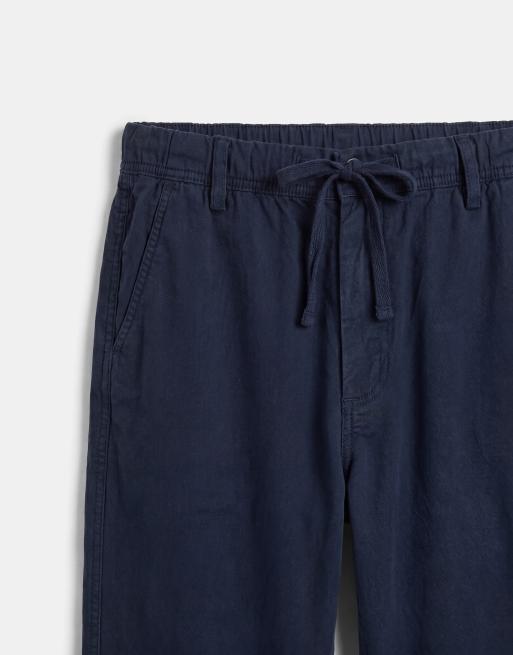 Jack & Jones - Broek van linnenmix in marineblauw, 8 van 9