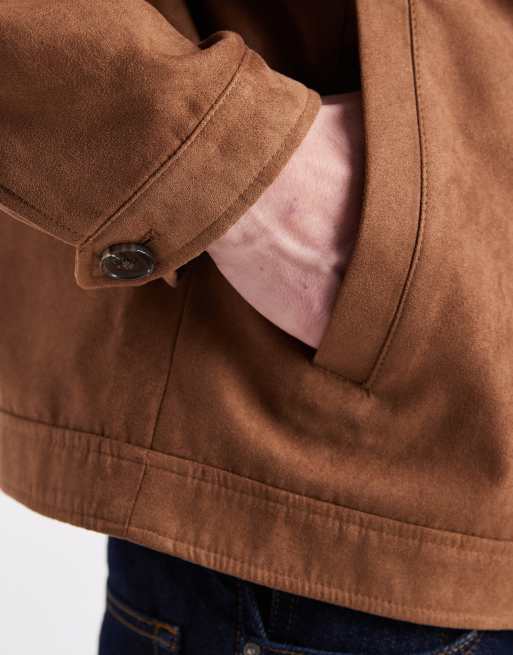 Jack & Jones – Brun jacka i mockaimitation, 5 av 5