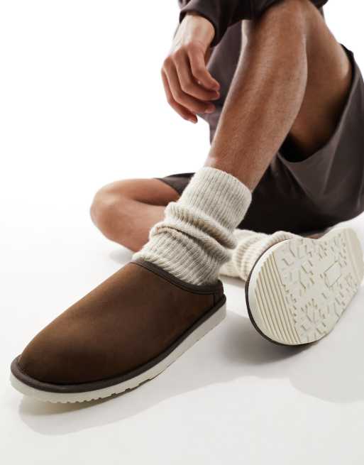 Jack & Jones – Bruna toffor i mockaimitation