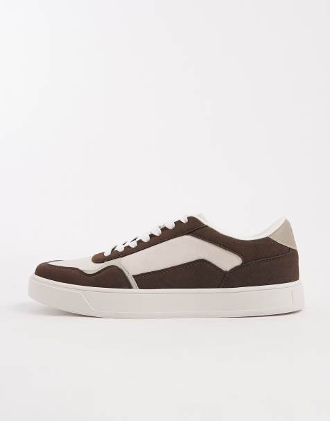 Jack & Jones - Brune sneakers med kontrasterende detaljer - view 1