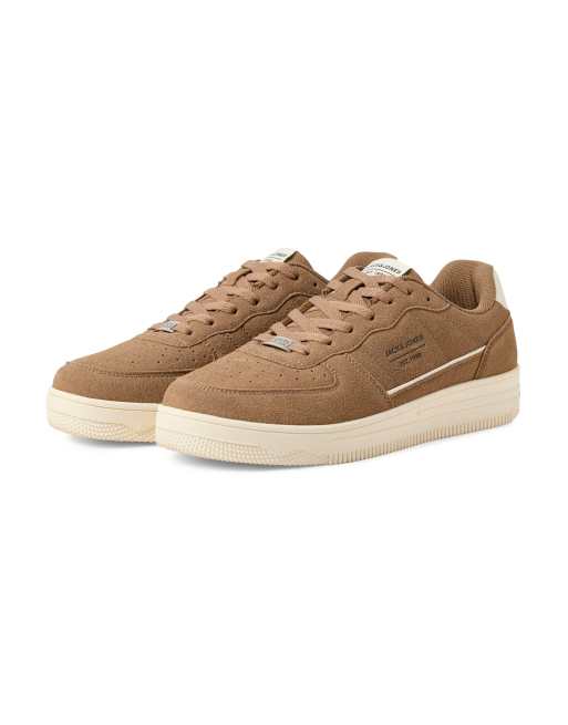 Jack & Jones Bump sneaker in light brown, 4 of 4