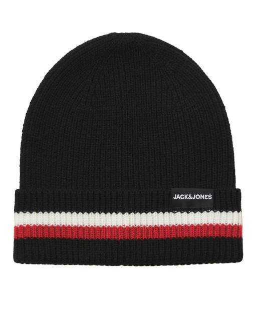 Jack & Jones - Cadeauset van beanie en handschoenen in zwart, 3 van 3